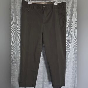 Sz 12 Olive Banana Republic Capris Chino